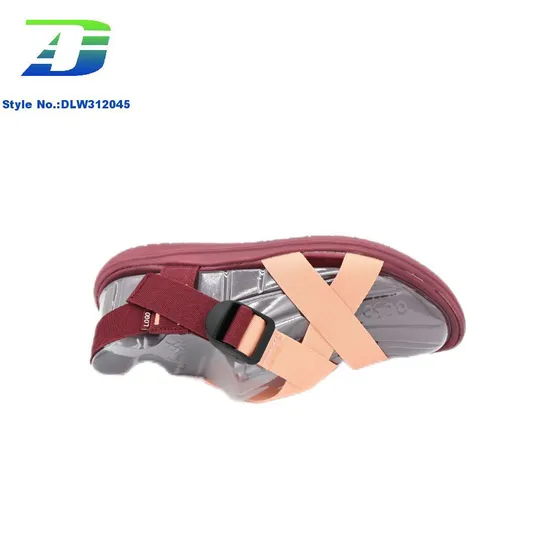 Summer Flat Bottom Open Toe Ribbon Sports Sandal Outdoor Women's Shoes