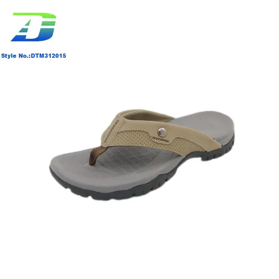 Men's Flip Flops Anti Slip and Wear-Resistant Summer Casual Slippers Beach Sandal