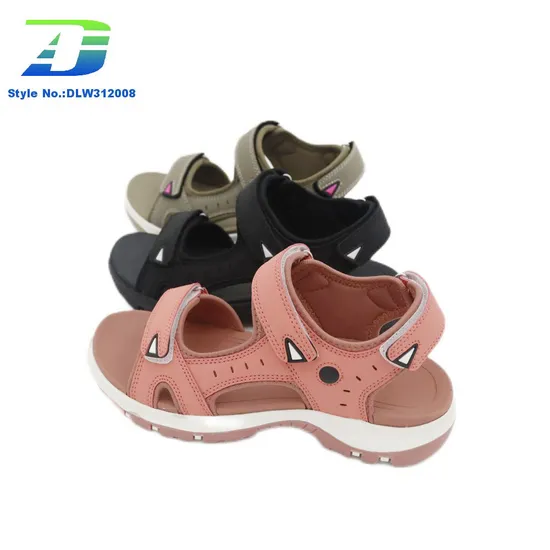 Summer New Casual Versatile Breathable Sandal Women's PU Upper Wading Beach Shoes