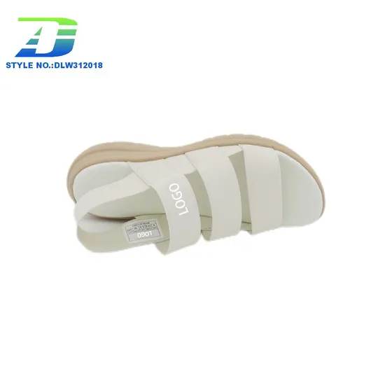 Quanzhou Factory Customizes Summer Casual Elastic Women's Shoes Comfortable Outdoor Walking Sandal