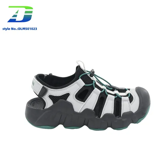 Men's Trendy Color-Blocked Closed-Toe Sandal for Outdoor Adventures