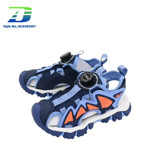 Outdoor Boys and Girls' Shoes Hollow Breathable Baotou Sports Sandal