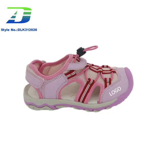 2024 Summer New Wear Resistant Closed Toe Anti Collision Sandal Outdoor Children's Beach Shoes