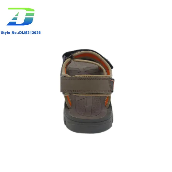 2024 New Fashion Simple Flat Bottom Casual Sandal Men's Comfortable and Breathable Outdoor Shoes