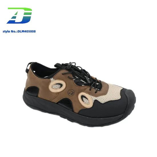 2024 Summer New Sports Anti Collision Closed Toe Sandal Men's Outdoor Beach Shoes
