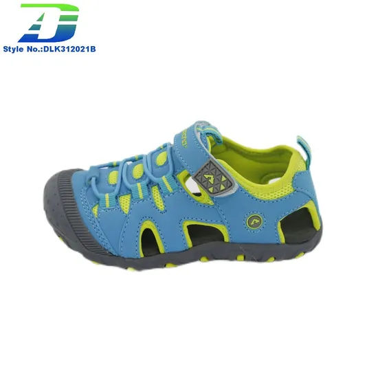 2024 New Hollow Breathable Close Toe Sports Sandal for Children's Outdoor Shoes
