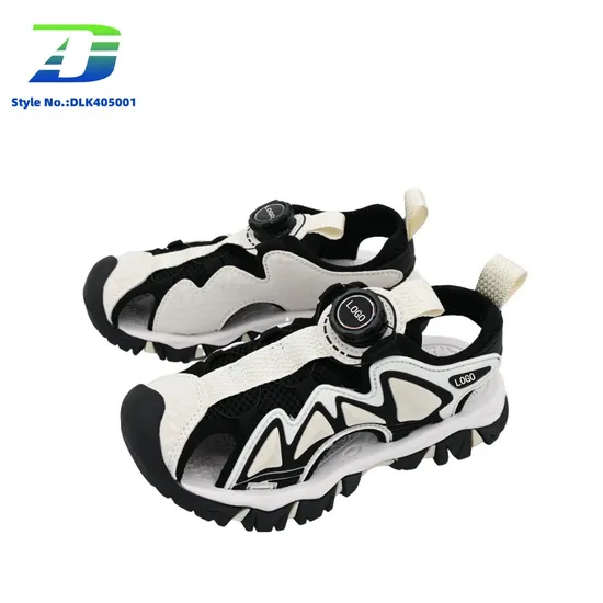 Outdoor Boys and Girls' Shoes Hollow Breathable Baotou Sports Sandal