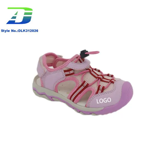 2024 Summer New Wear Resistant Closed Toe Anti Collision Sandal Outdoor Children's Beach Shoes