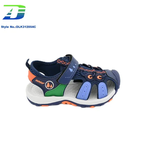 Boys and Girls New Outdoor Headband Anti Collision Sandal Breathable Non Slip Hiking and Mountaineering Shoes