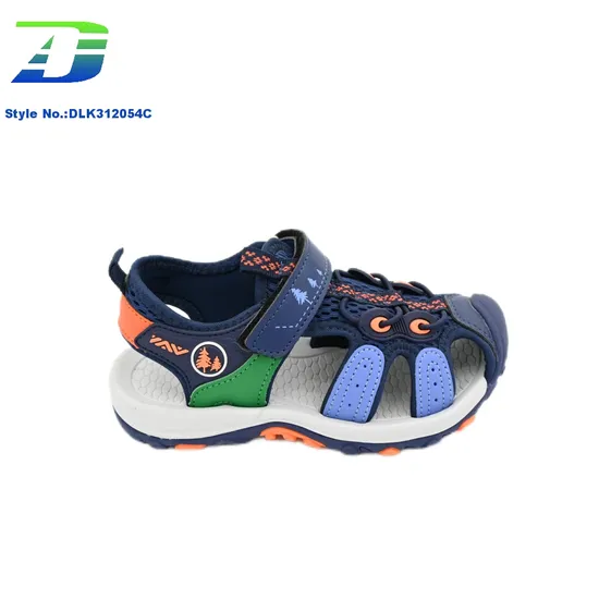 Boys and Girls New Outdoor Headband Anti Collision Sandal Breathable Non Slip Hiking and Mountaineering Shoes