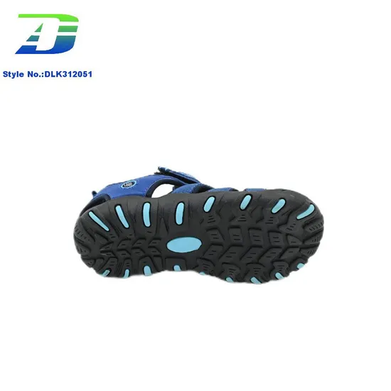 New Outdoor Close Toe PU Upper Anti Collision Beach Shoes Breathable Sports Kids Sandal