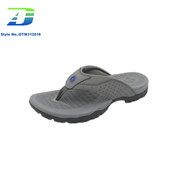 Man's Summer Herringbone Slippers New Anti Slip Oversized Beach Sandal