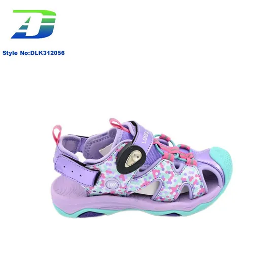 Children's Fashion Camo PU and Mesh Upper Beach Shoes Summer Baotou Outdoor Sports Sandal