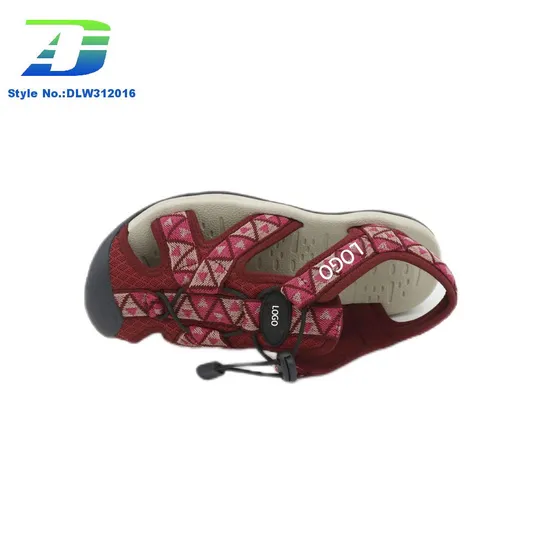 2024 Spring/Summer New Women's Beach Shoes Outdoor Beach Anti Slip Headed Sandal