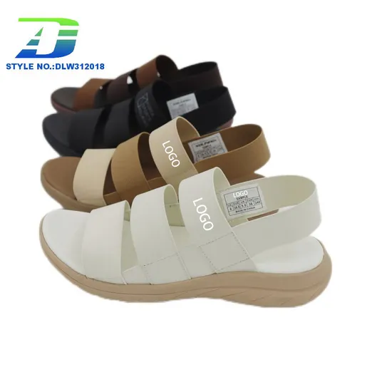 Quanzhou Factory Customizes Summer Casual Elastic Women's Shoes Comfortable Outdoor Walking Sandal