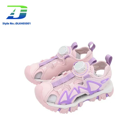 New Outdoor Boys and Girls' Shoes Hollow Breathable Baotou Sports Sandal