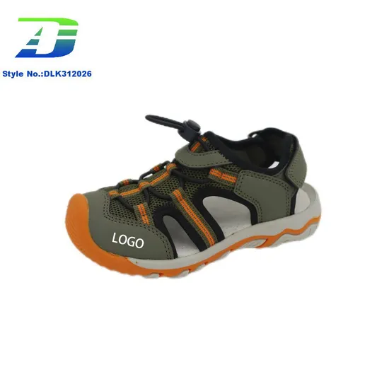 2024 Summer New Wear Resistant Closed Toe Anti Collision Sandal Outdoor Children's Beach Shoes