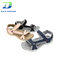 Summer Fresh Colors Women's Open Toed Sandals Anti Slip and Wear Resistant Outdoor Shoes Finished Upper