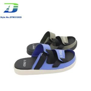 New Fashionable Men's Outdoor Leather Upper Not Tiring Feet Slipper Comfortable Beach Sandal