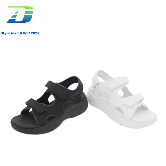 Spring/Summer New Solid Color Series Simple Women's Sandal Comfortable and Casual Beach Shoes