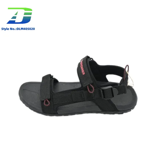 Stylish Men's Woven Strap Sandal with Adjustable Magic Buckle
