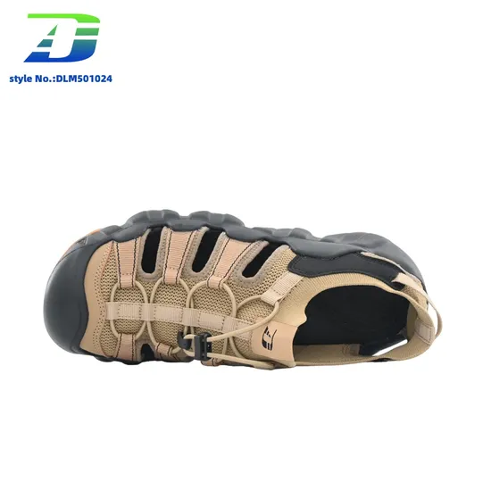 Fashionable Color-Blocked Closed-Toe Men's Outdoor Sandal for Adventurers