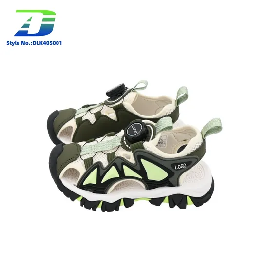 Outdoor Boys and Girls' Shoes Hollow Breathable Baotou Sports Sandal