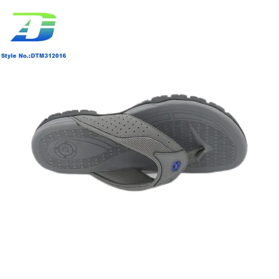 Man's Summer Herringbone Slippers New Anti Slip Oversized Beach Sandal