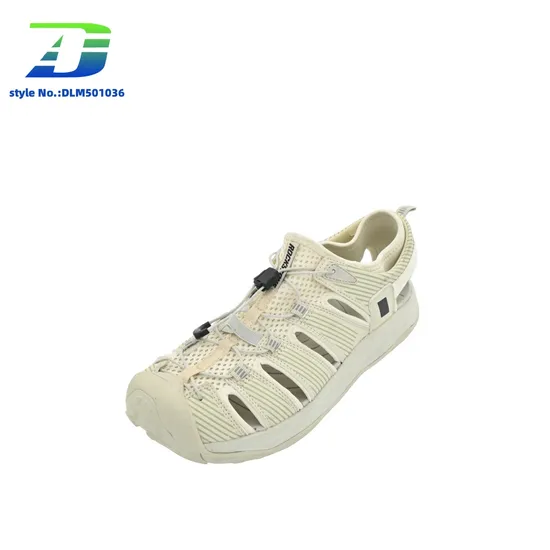 Comfortable Men's Beige Sports Sandal with Anti-Collision Design