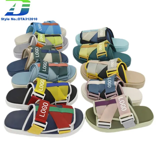 Multi Color Indoor and Outdoor Trendy Sports and Leisure Slippers Full Size Sandal