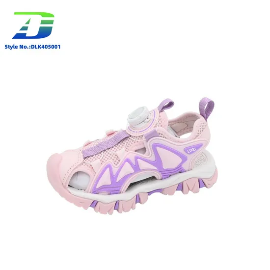 New Outdoor Boys and Girls' Shoes Hollow Breathable Baotou Sports Sandal
