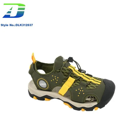 Summer New Boys and Girls Breathable Beach Shoes Outdoor Anti Collision and Anti Slip Walking Sandal